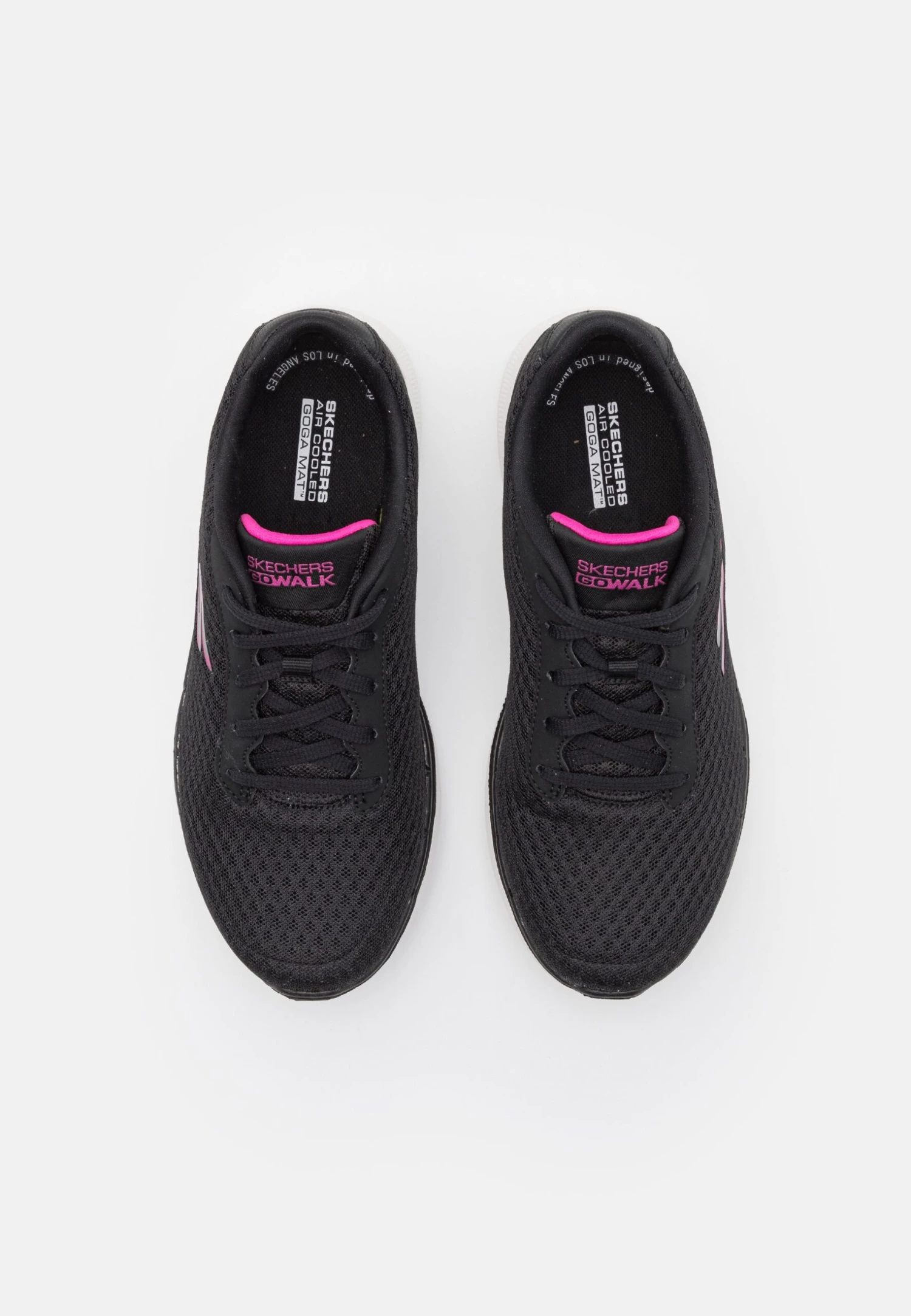 Go Walk 6 Iconic Vision - Walking Trainers - Black/Hot Pink - Image 4