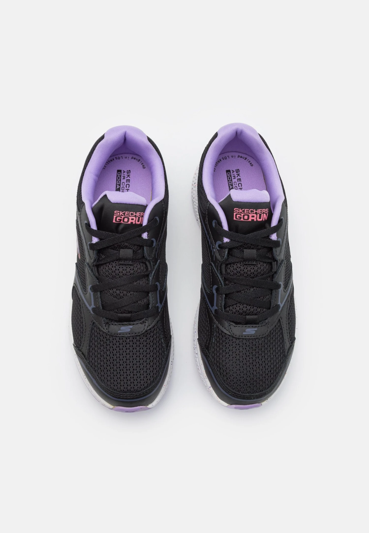 Go Run Consistent Lace Up - Neutral Running Shoes - Black/Lavender - Image 4