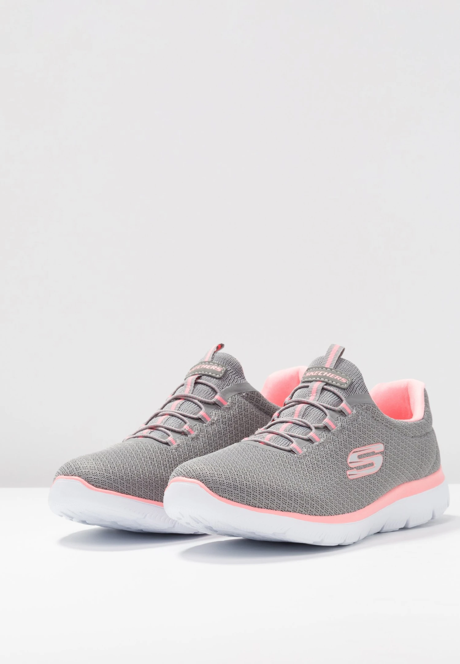 Summits Wide Fit - Trainers - Grey/Pink - Image 5