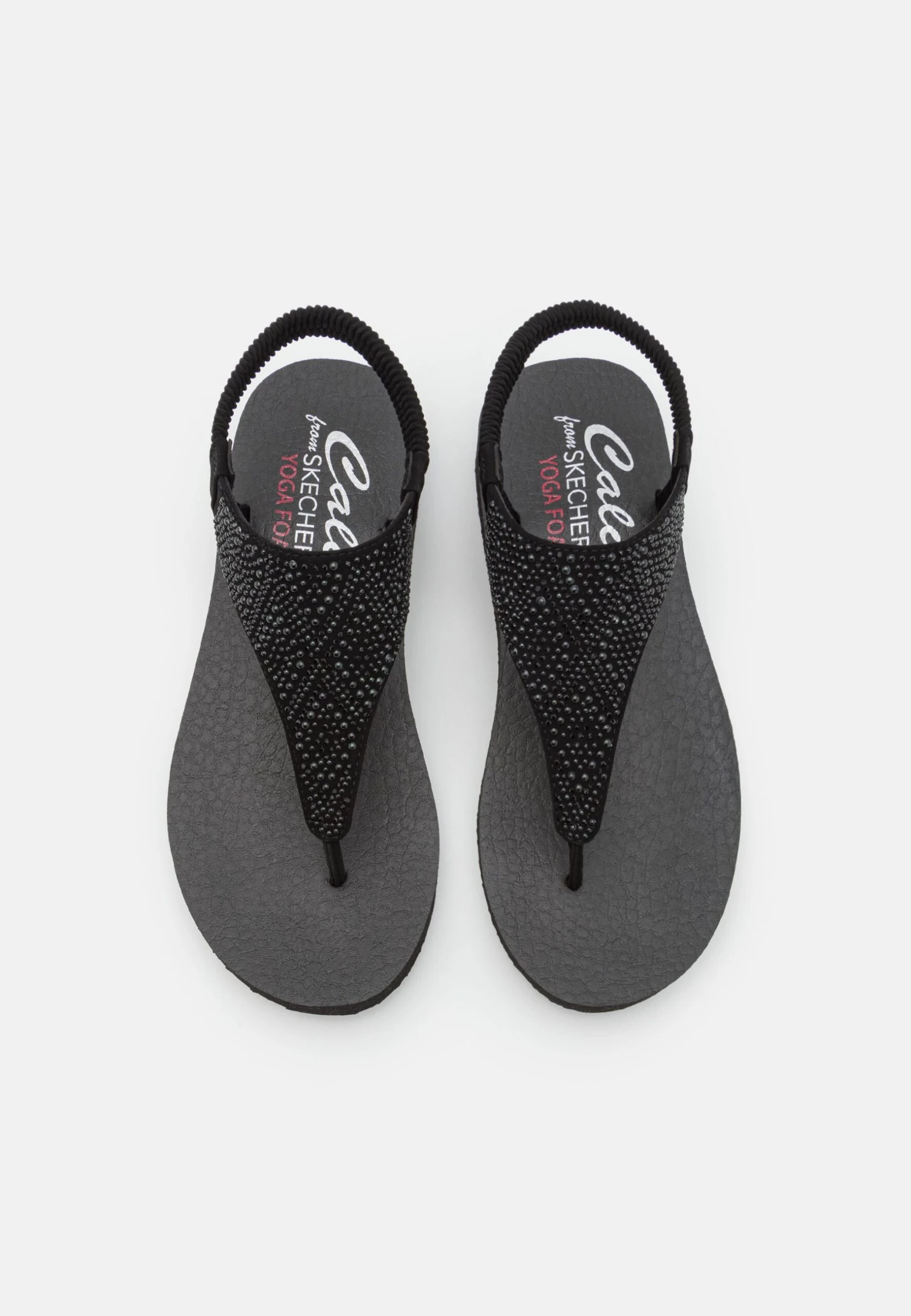 Skechers Meditation - T-Bar Sandals - Black - Image 6