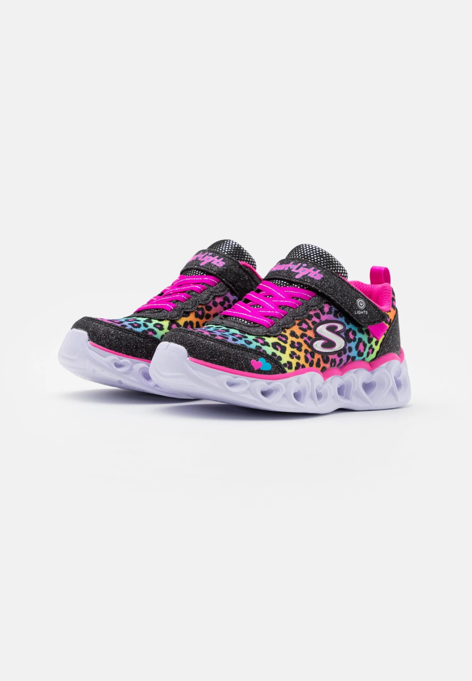 Skechers Heart Lights - Trainers - Black/Multicolor - Image 2